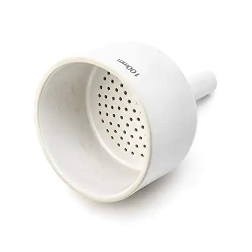 100mm Porcelain Buchner Funnel for Lab Filtration, Acid & Alkali Resistant
